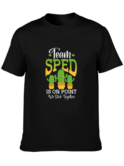 Team SPED Cactus T-Shirt - Special Education Teacher Apparel