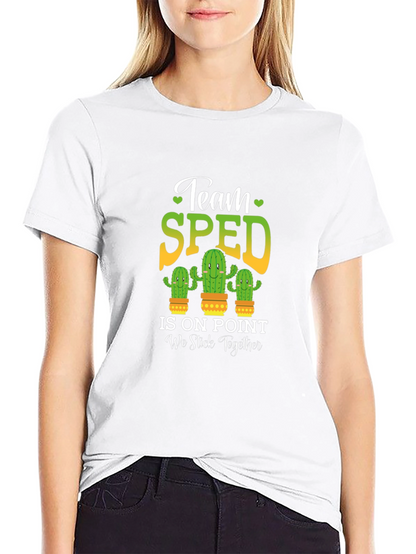 Team SPED Cactus T-Shirt - Special Education Teacher Apparel