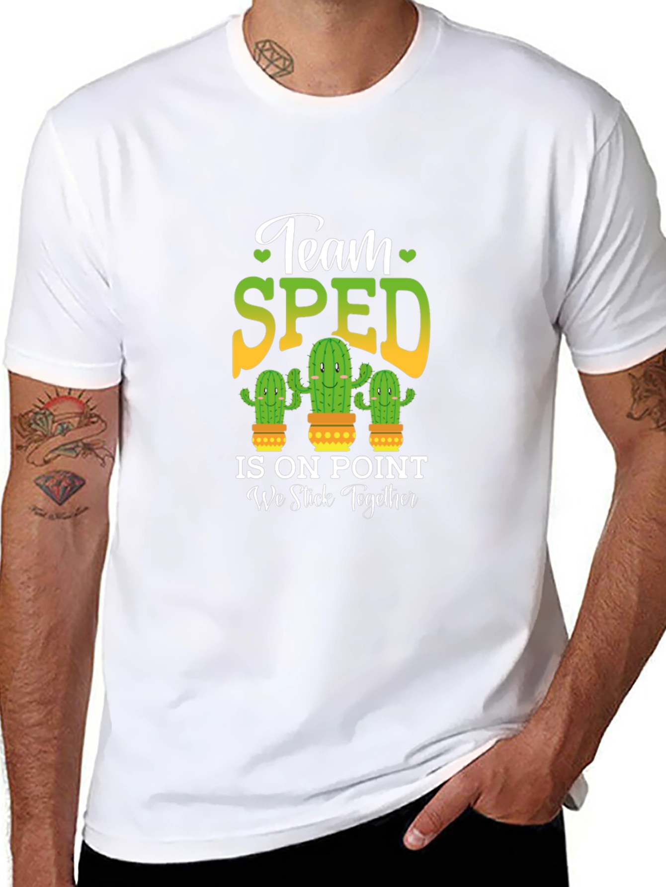 Team SPED Cactus T-Shirt - Special Education Teacher Apparel