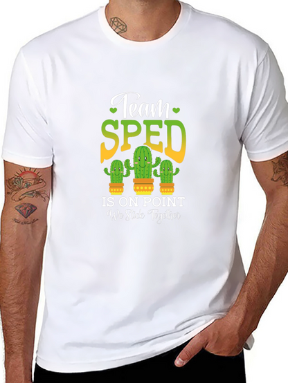 Team SPED Cactus T-Shirt - Special Education Teacher Apparel