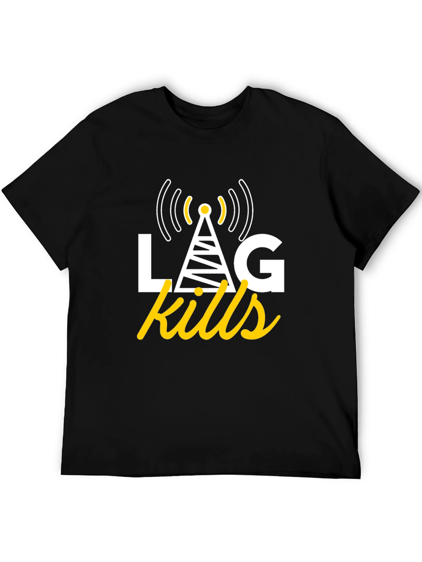 LAG Kills T-Shirt: Gamer Humor Apparel