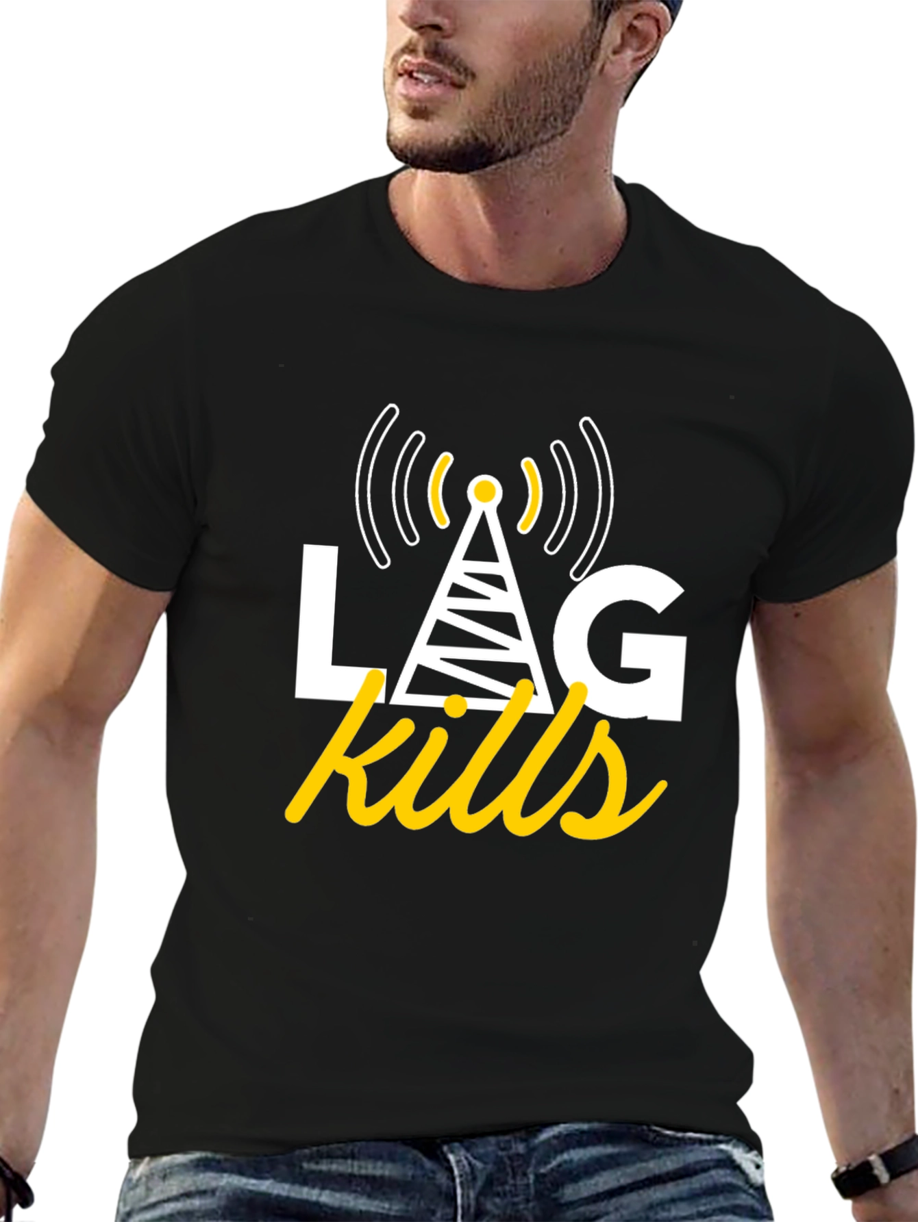 LAG Kills T-Shirt: Gamer Humor Apparel