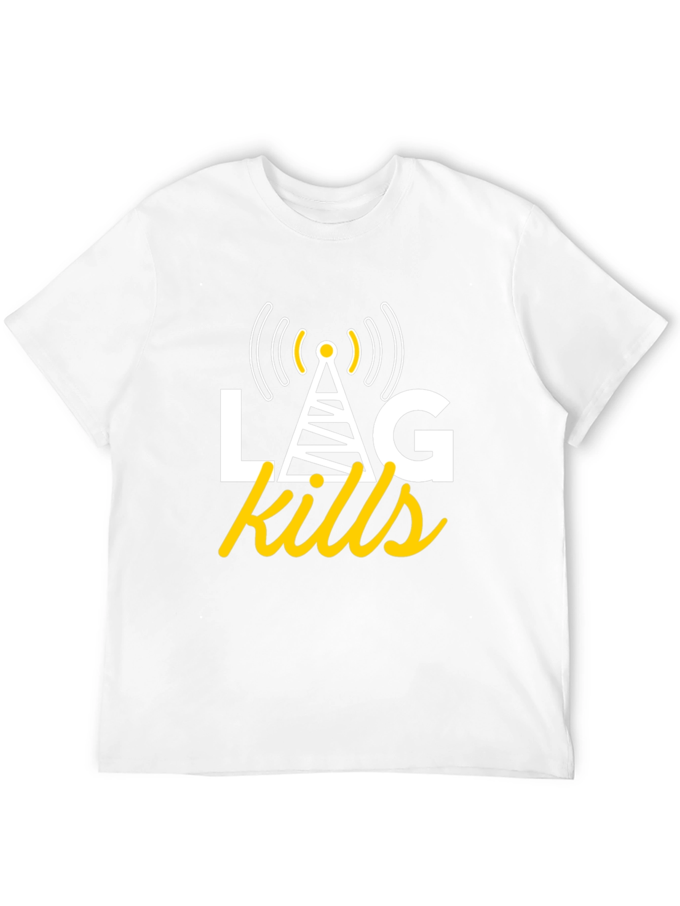 LAG Kills T-Shirt: Gamer Humor Apparel