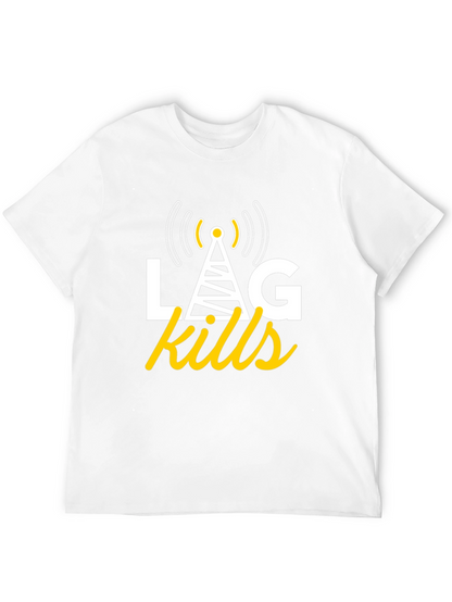 LAG Kills T-Shirt: Gamer Humor Apparel