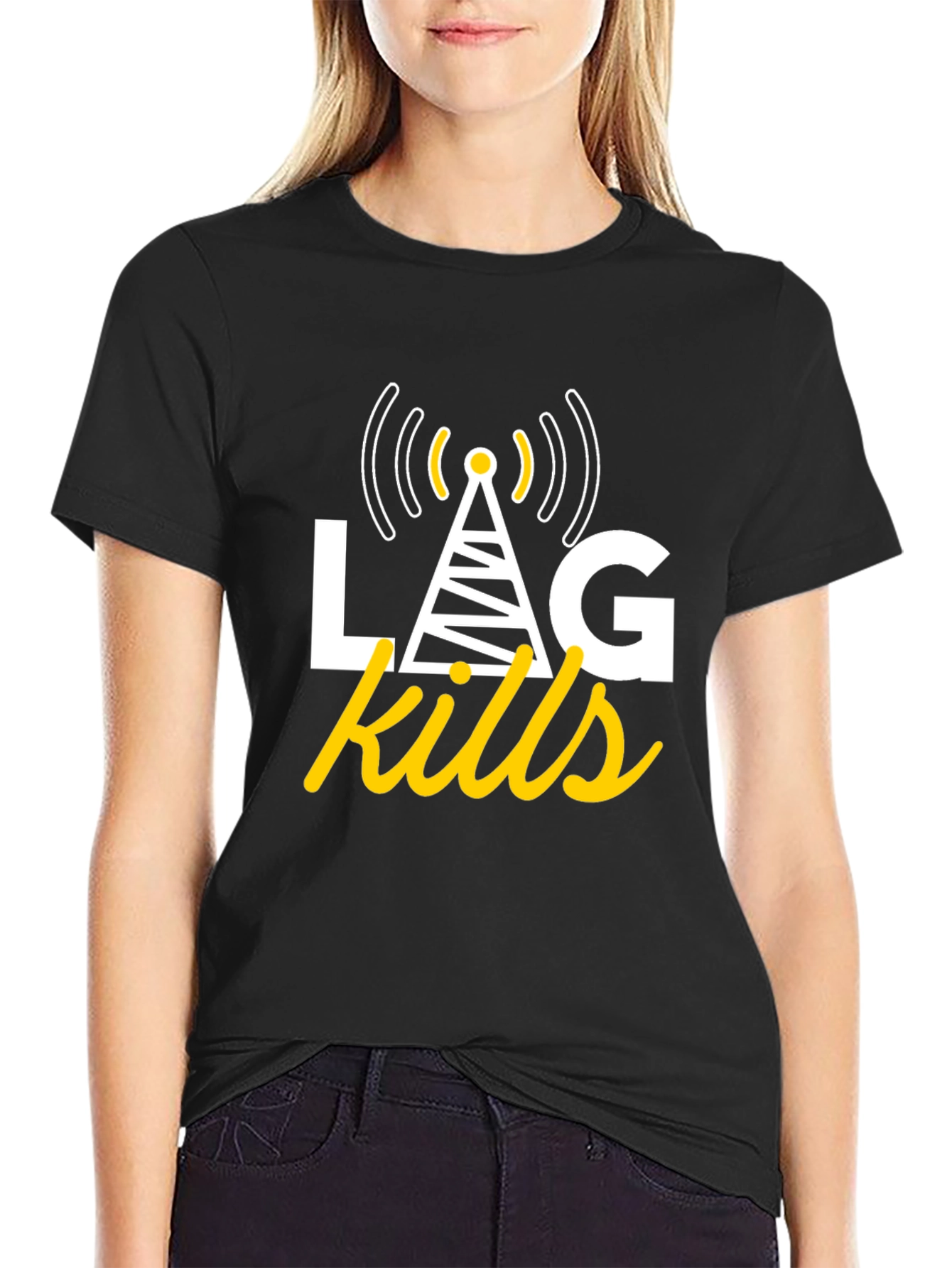 LAG Kills T-Shirt: Gamer Humor Apparel