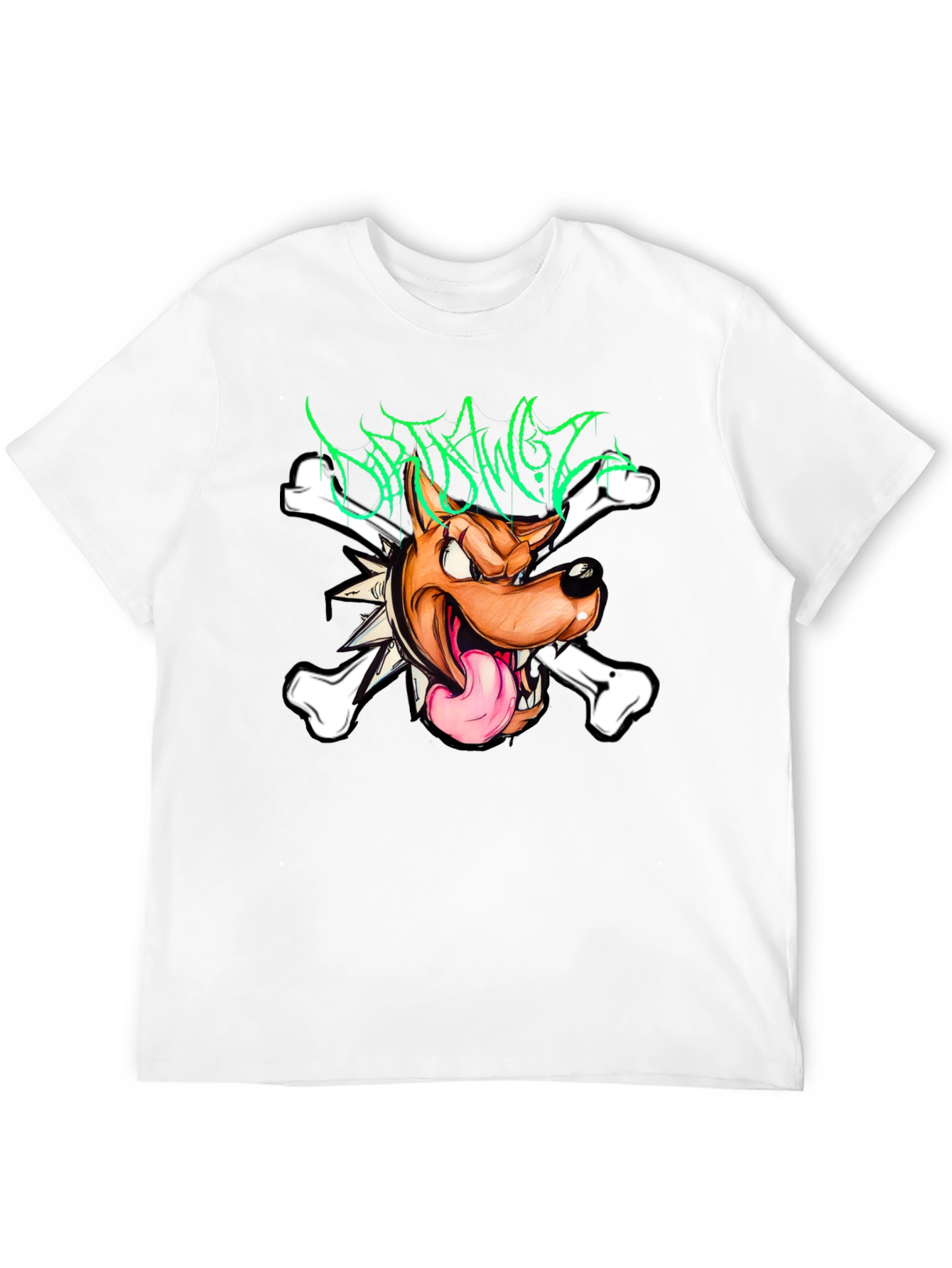 Dirty Dawgz T-Shirt - Edgy Cartoon Dog Graphic