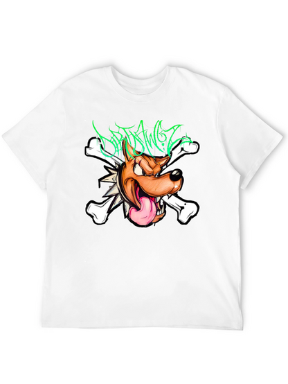 Dirty Dawgz T-Shirt - Edgy Cartoon Dog Graphic