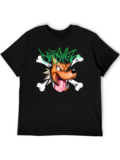 Dirty Dawgz T-Shirt - Edgy Cartoon Dog Graphic