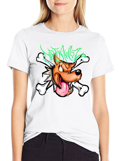 Dirty Dawgz T-Shirt - Edgy Cartoon Dog Graphic