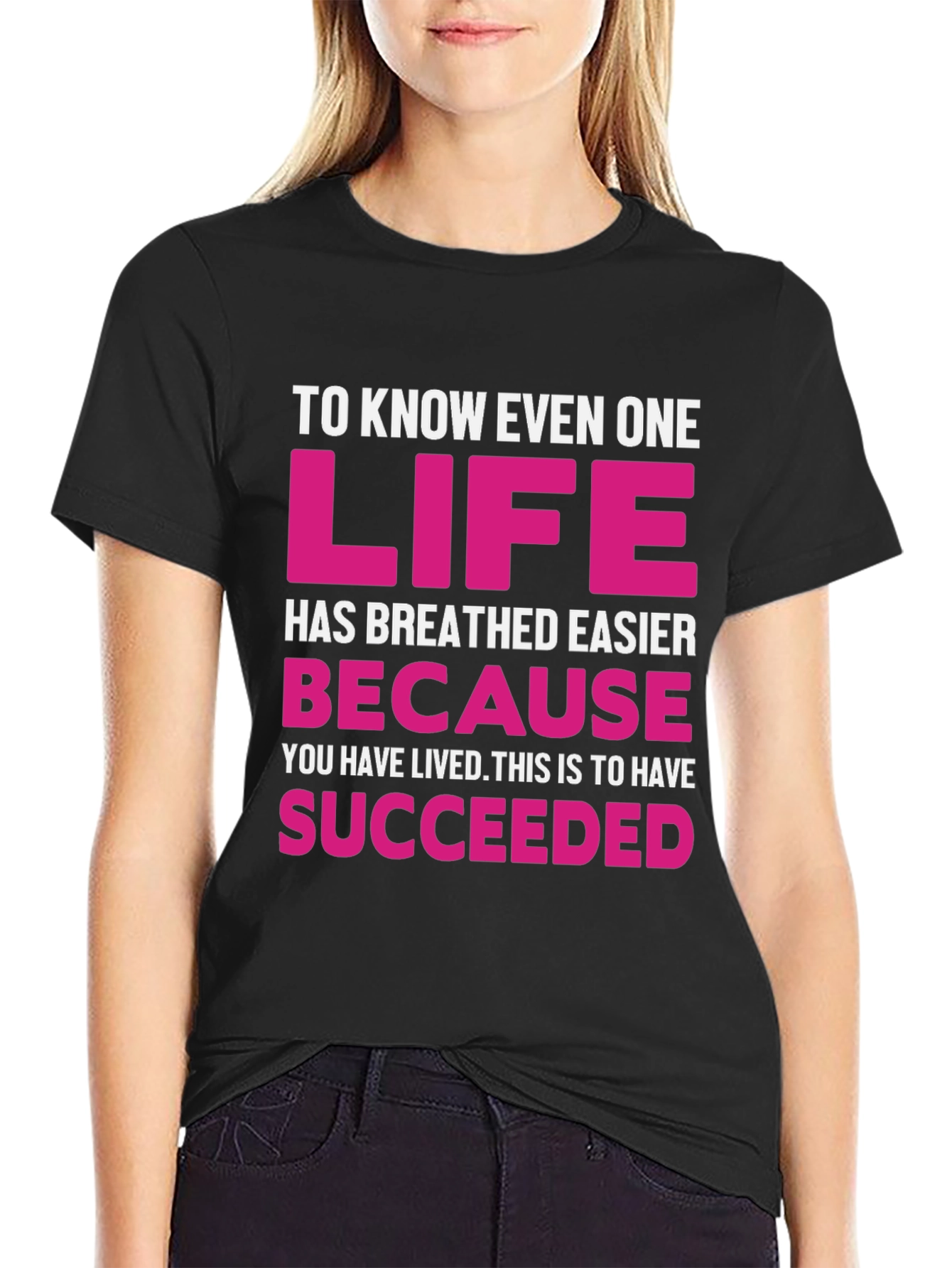 Inspirational Graphic Tee - Life Succeeded