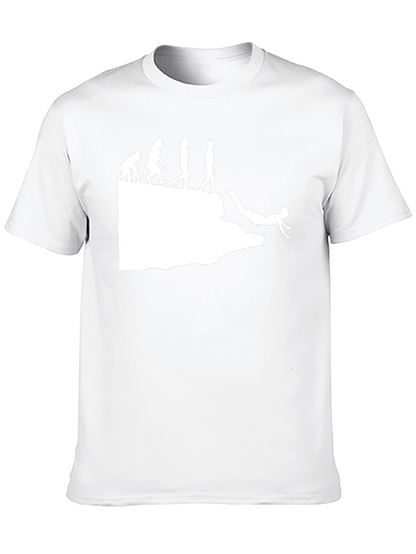 Evolution Dive Tee - Funny Cliff Jumper Shirt