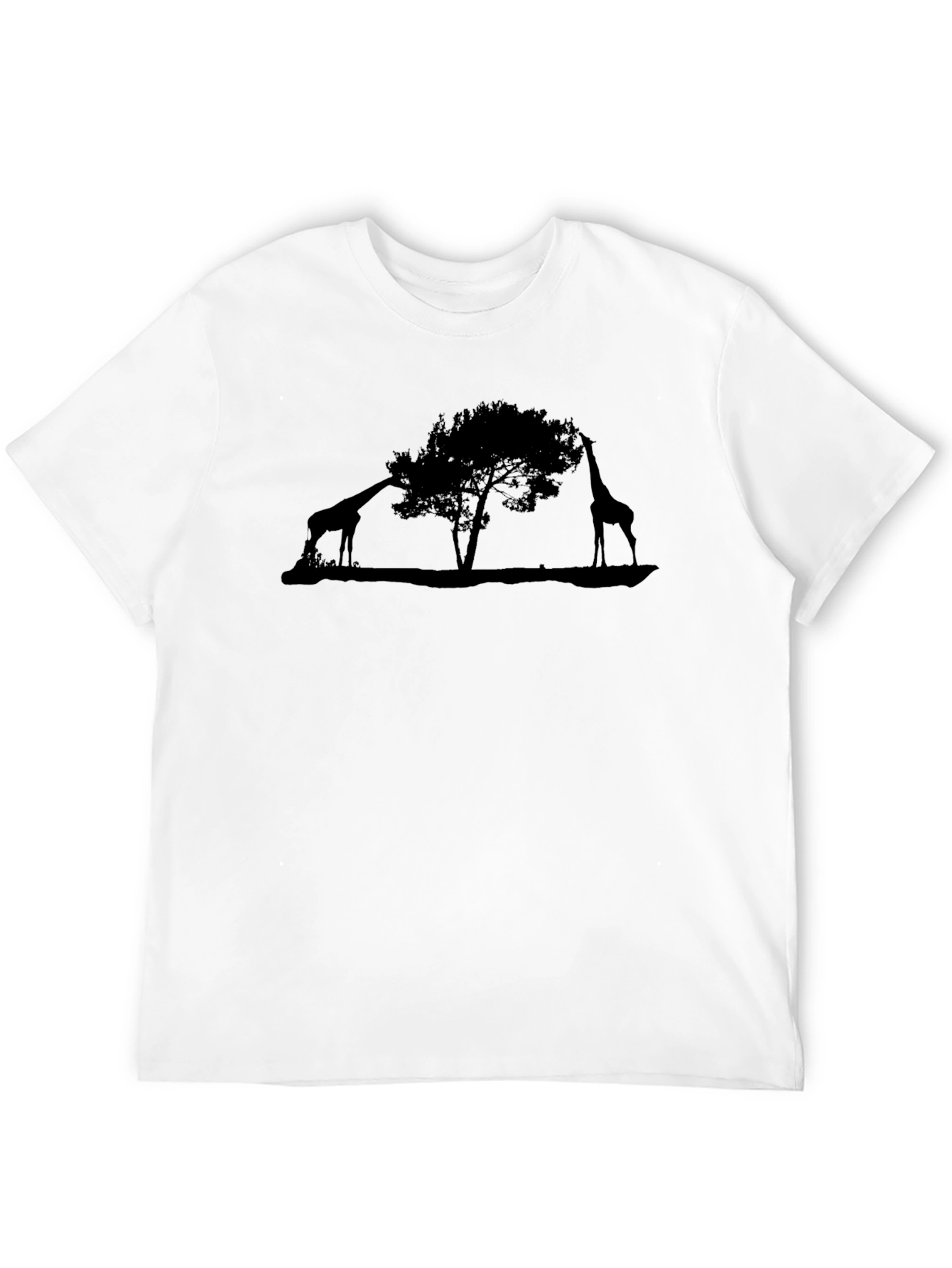 Giraffe Silhouette Graphic Tee