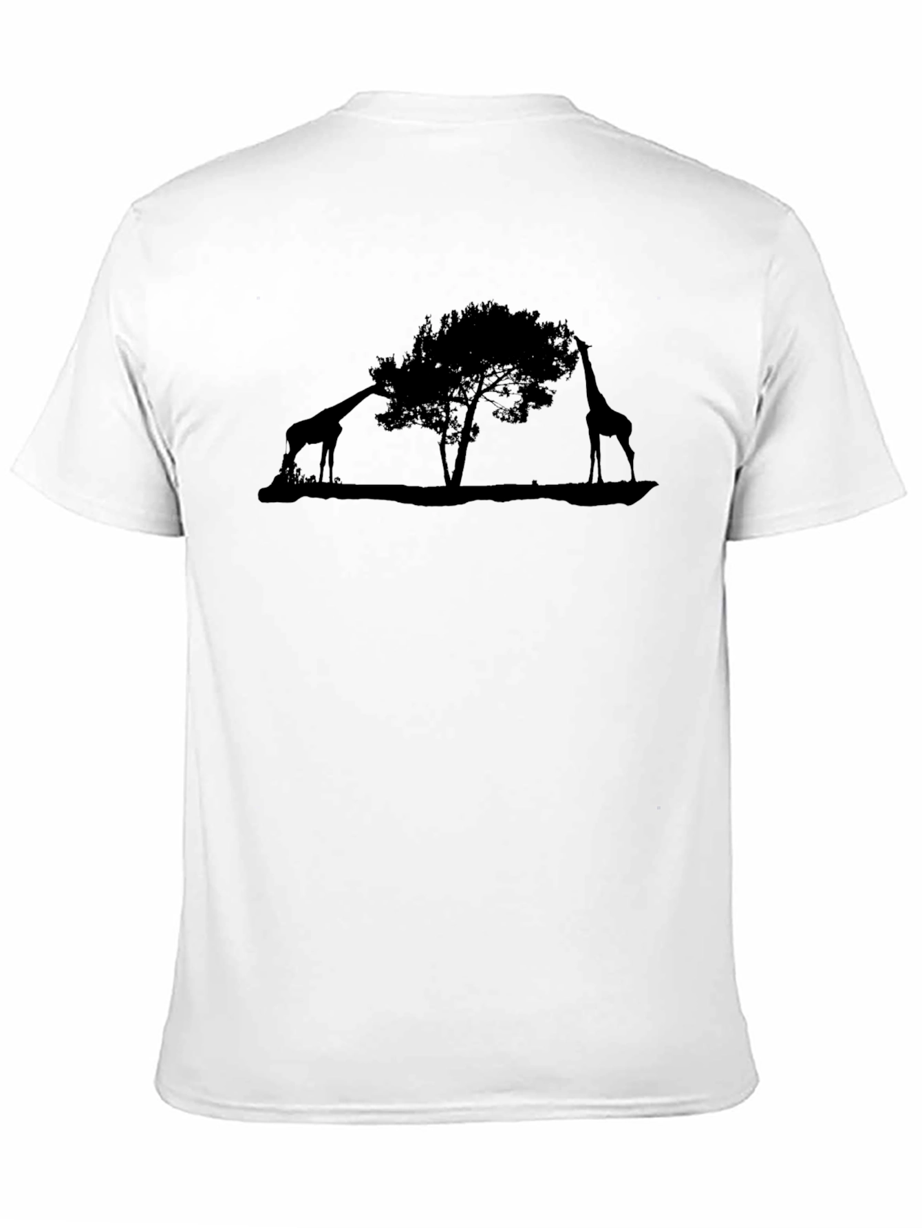 Giraffe Silhouette Graphic Tee