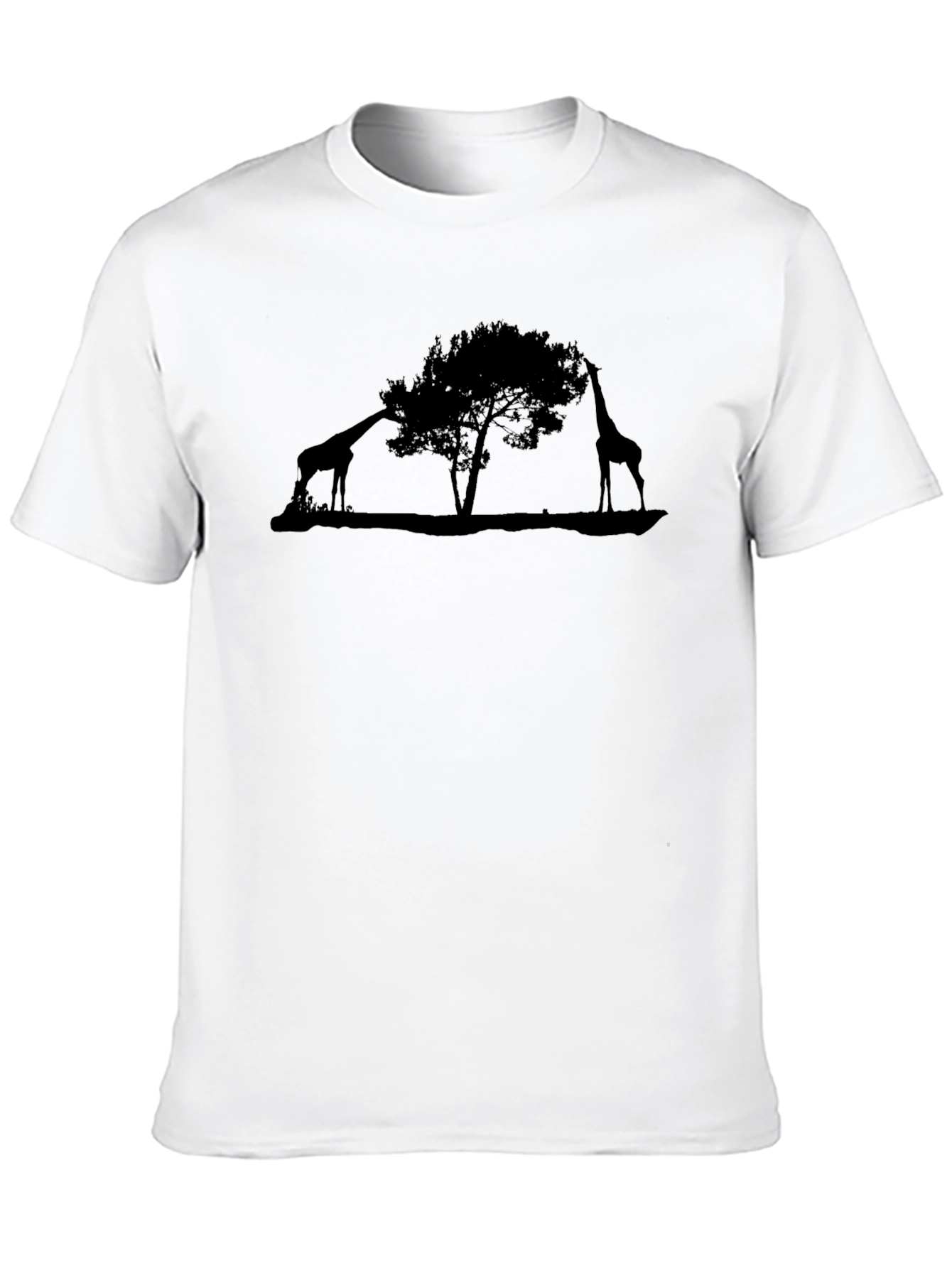 Giraffe Silhouette Graphic Tee