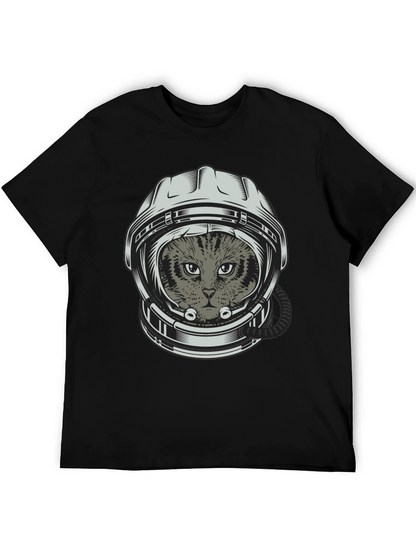 Cat Astronaut T-Shirt - Space Kitten Tee