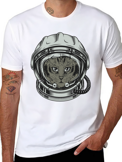Cat Astronaut T-Shirt - Space Kitten Tee