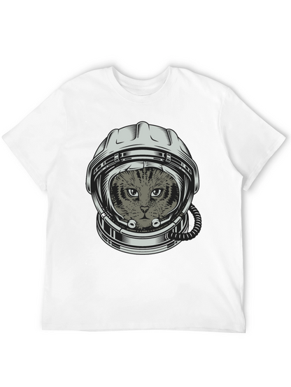 Cat Astronaut T-Shirt - Space Kitten Tee