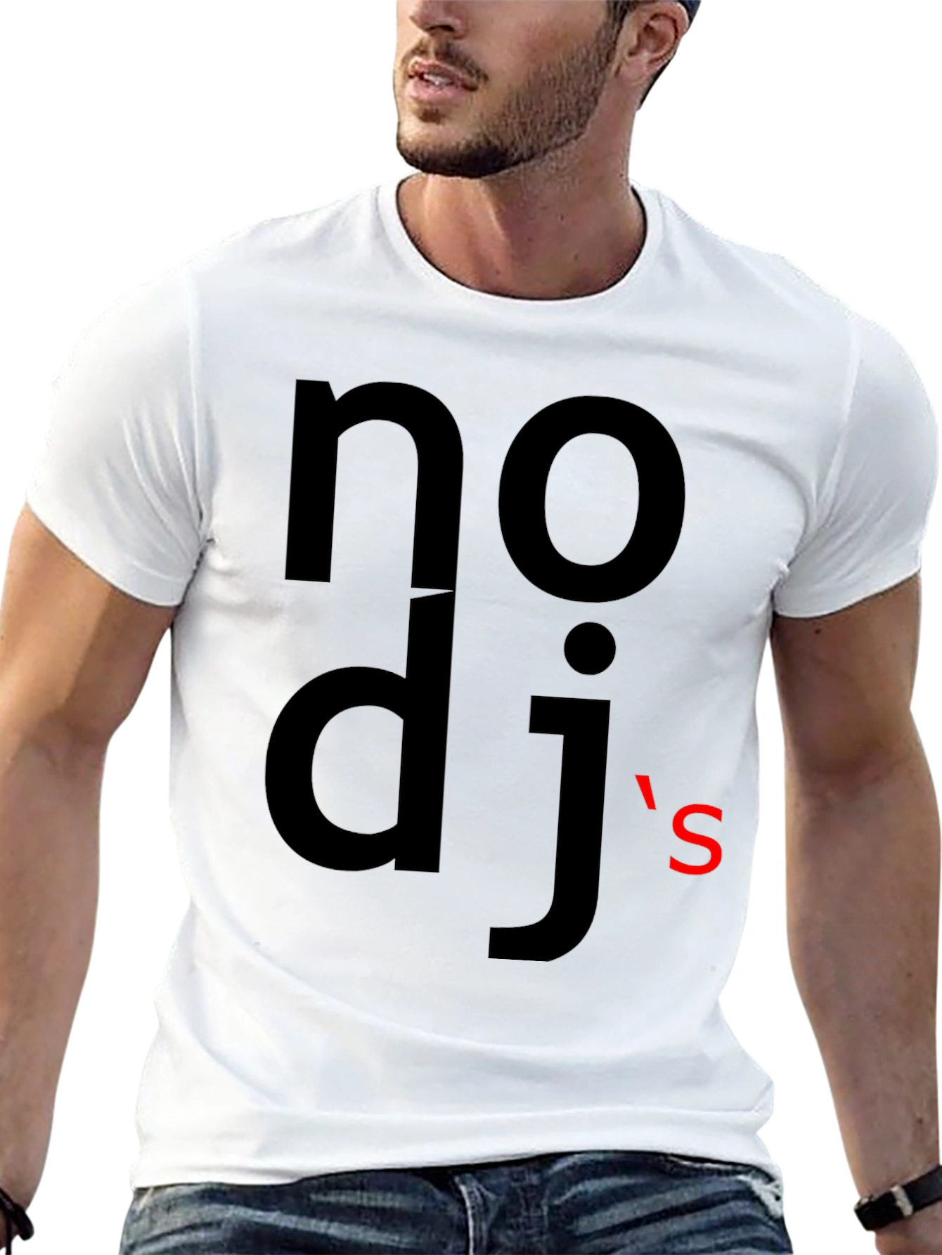 Nodjs Black Graphic Tee