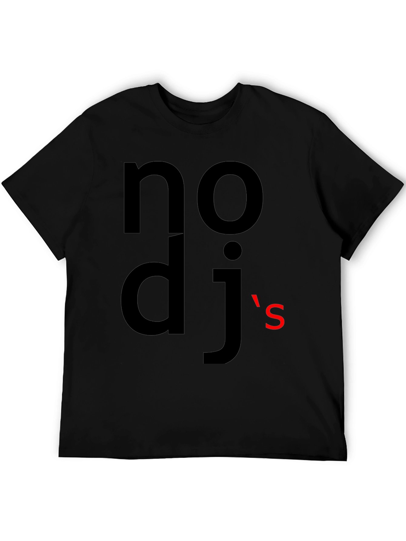 Nodjs Black Graphic Tee