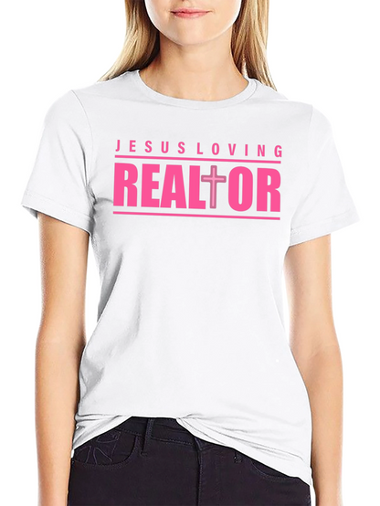 Jesus Loving Realtor Graphic T-Shirt