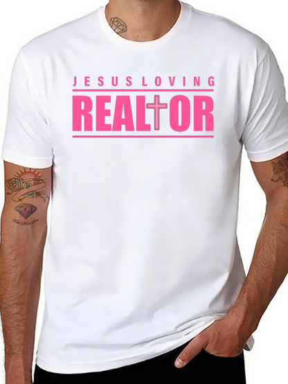 Jesus Loving Realtor Graphic T-Shirt