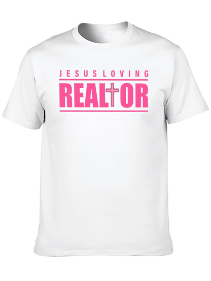 Jesus Loving Realtor Graphic T-Shirt