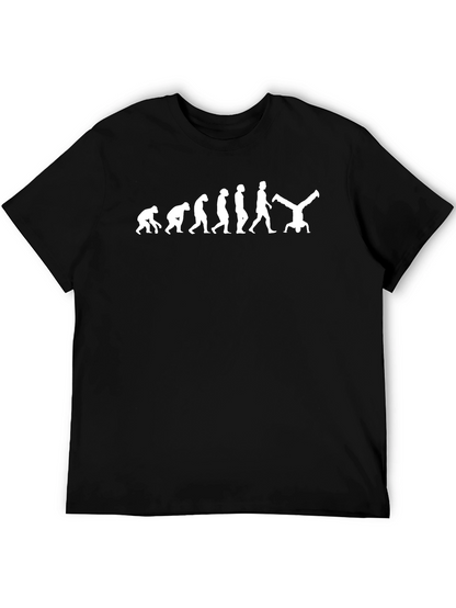 Evolution Headstand Black T-Shirt