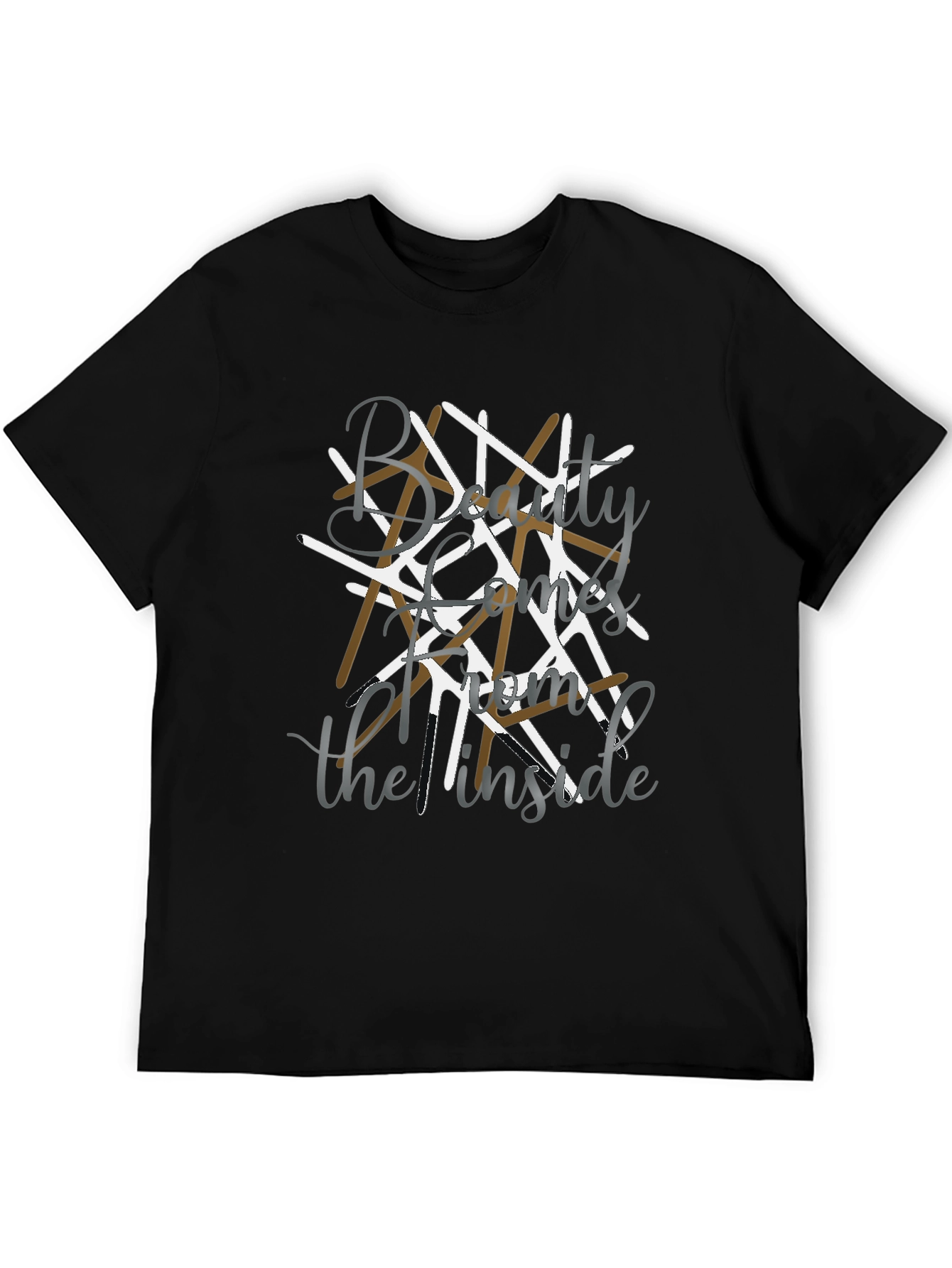 Beauty Comes from the Inside Black Tee