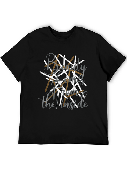 Beauty Comes from the Inside Black Tee