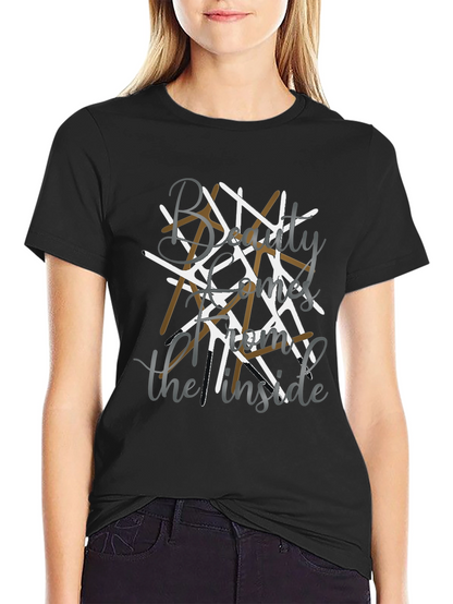 Beauty Comes from the Inside Black Tee