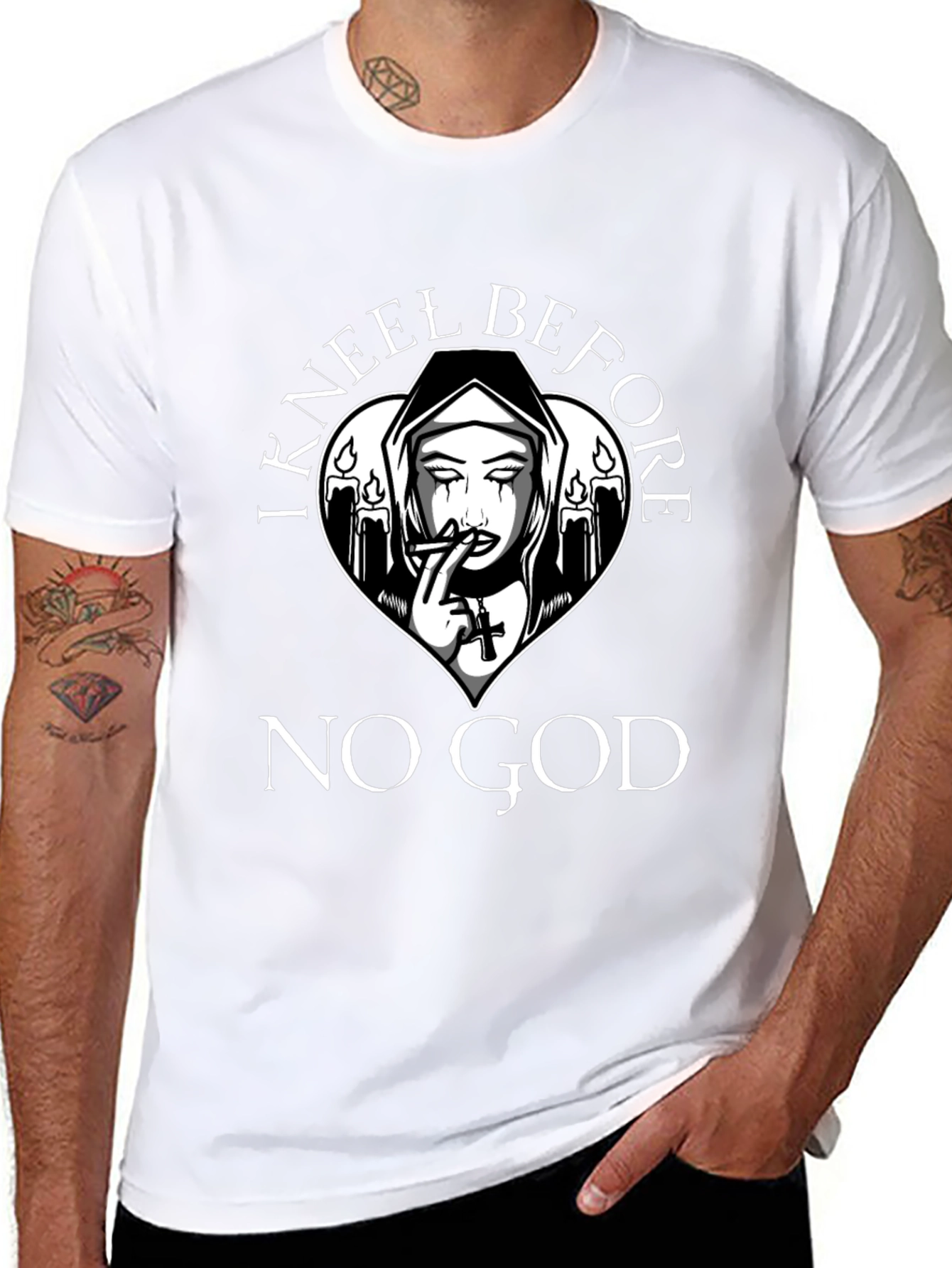 I Kneel Before No God T-Shirt