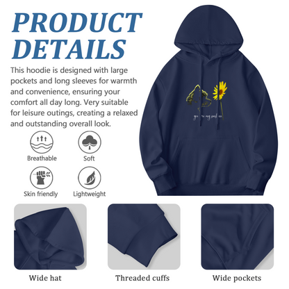 Sunshine Dog Sunflower Hoodie
