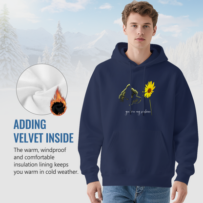 Sunshine Dog Sunflower Hoodie