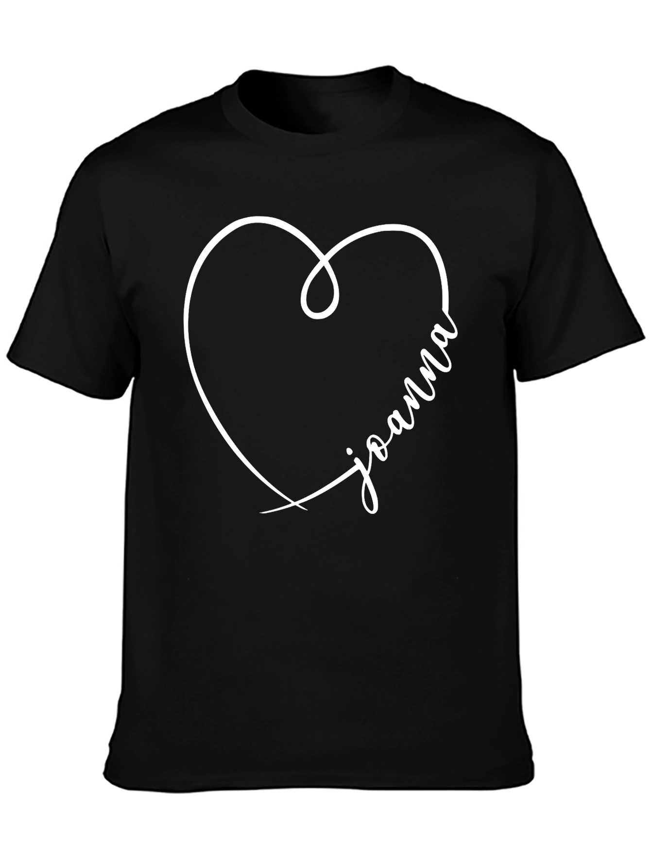 Personalized Heart Name T-Shirt
