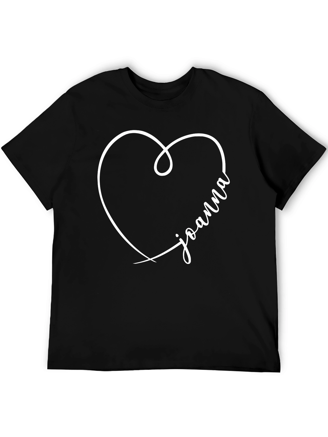 Personalized Heart Name T-Shirt