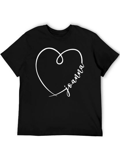Personalized Heart Name T-Shirt