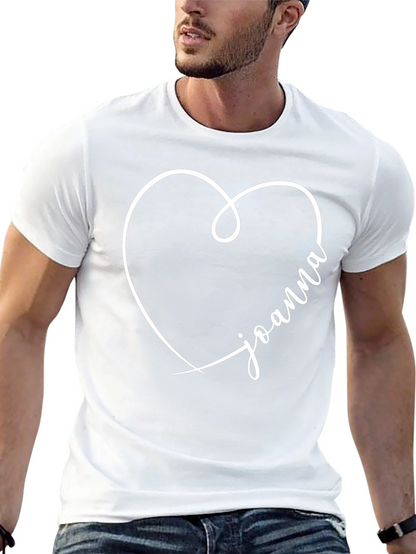 Personalized Heart Name T-Shirt