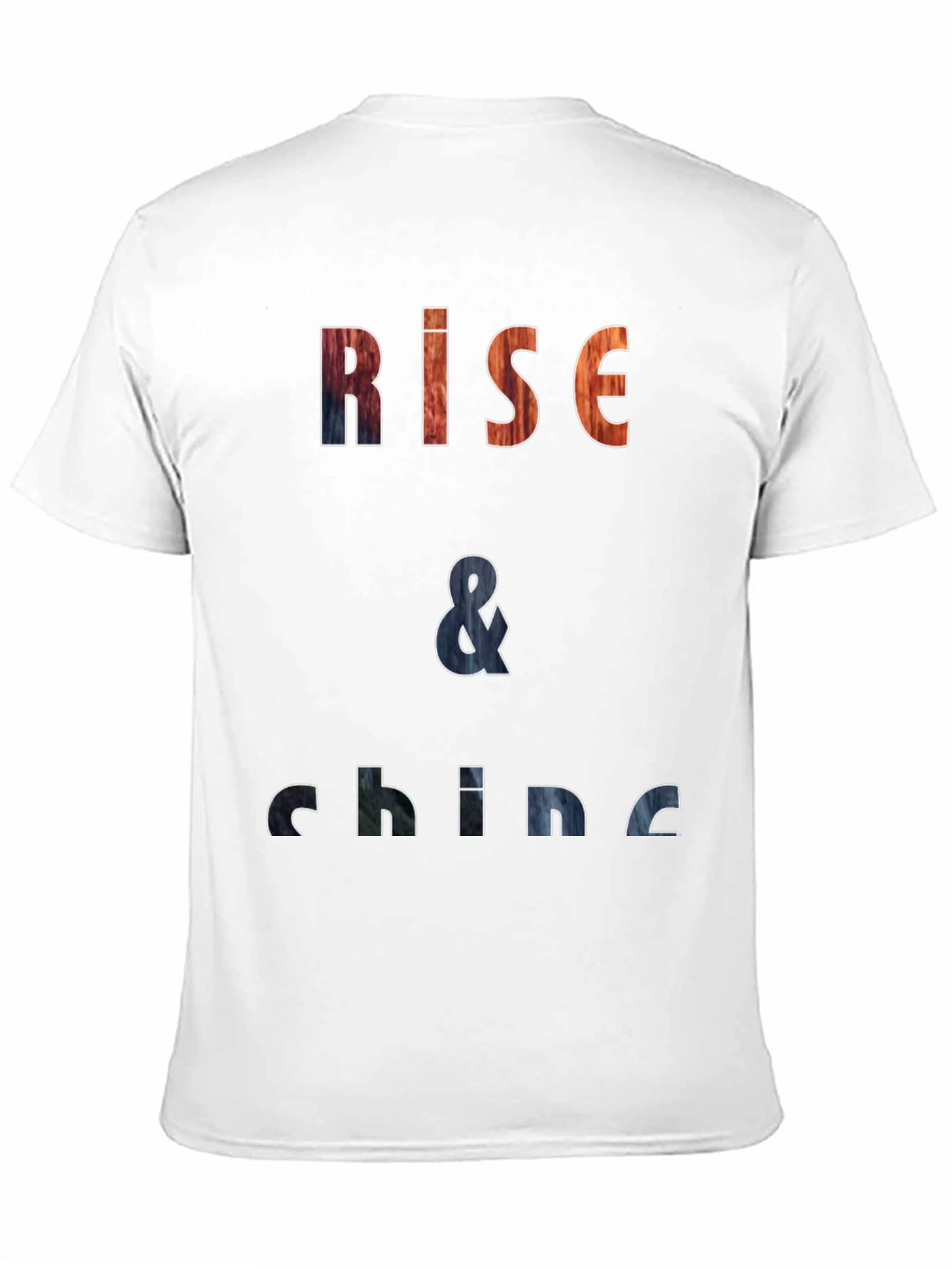 Rise & Shine Graphic Print Black T-Shirt
