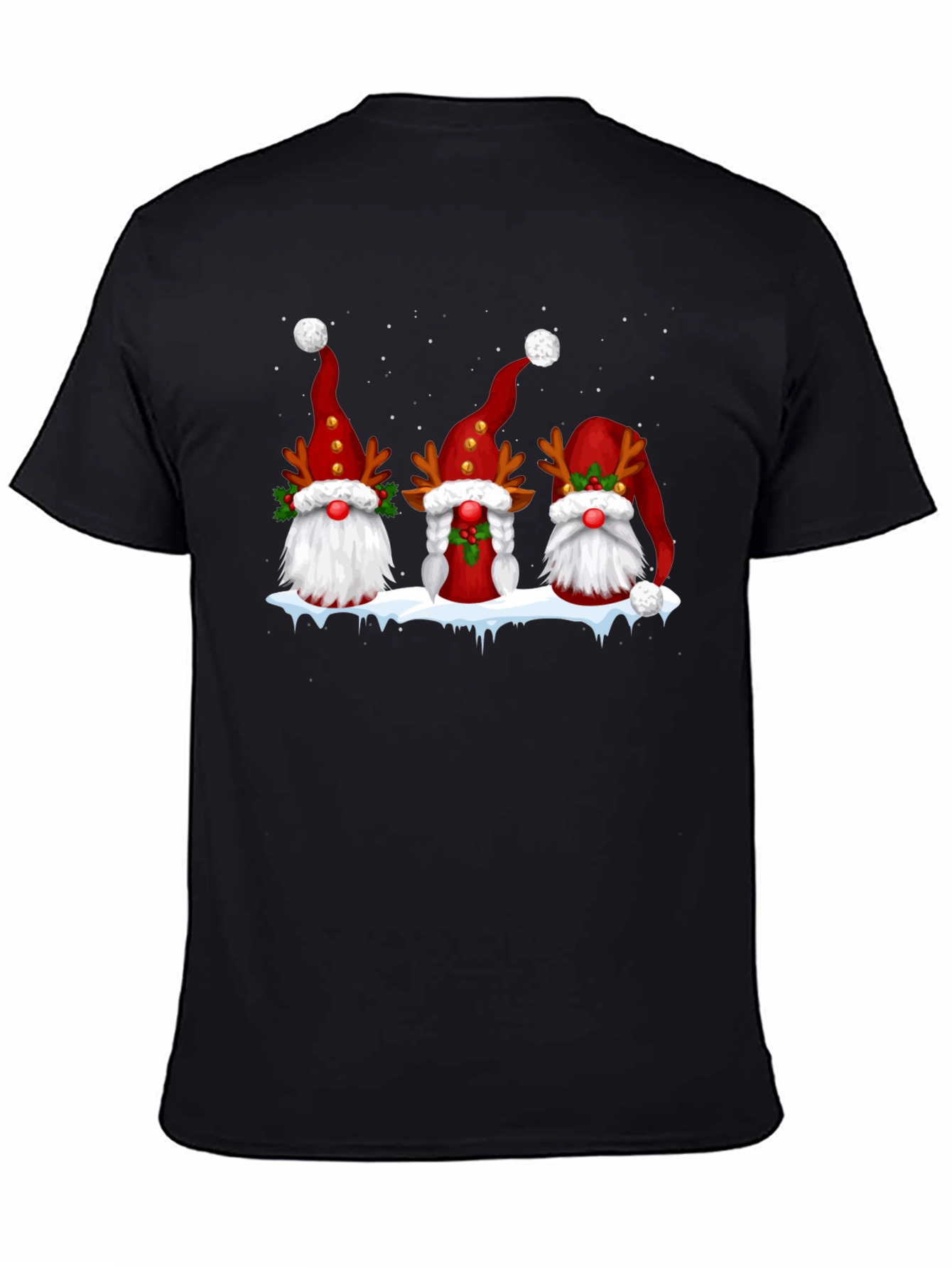 Festive Gnome Christmas Graphic Tee