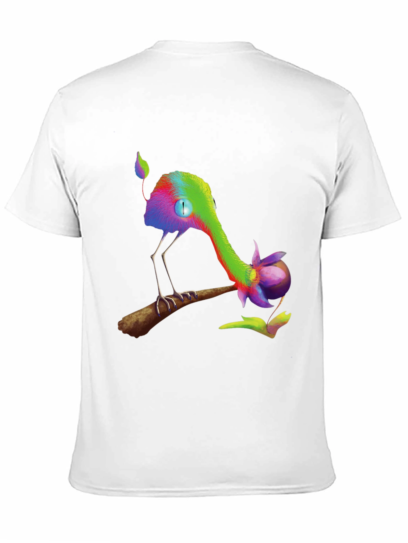 Whimsical Creature Graphic Black T-Shirt
