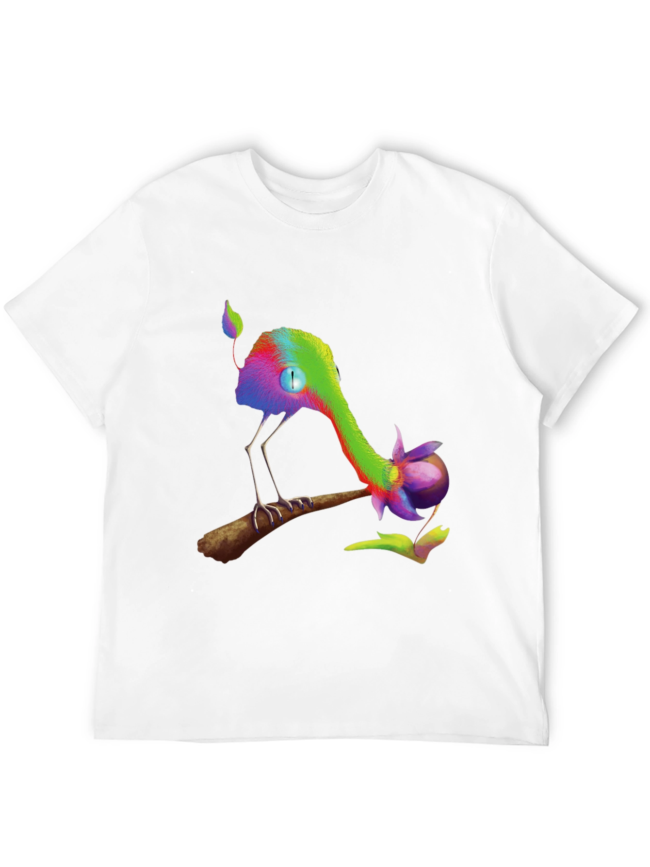 Whimsical Creature Graphic Black T-Shirt