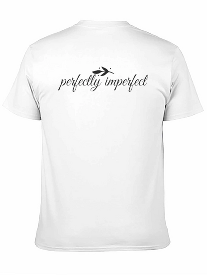 Perfectly Imperfect Black Graphic Tee