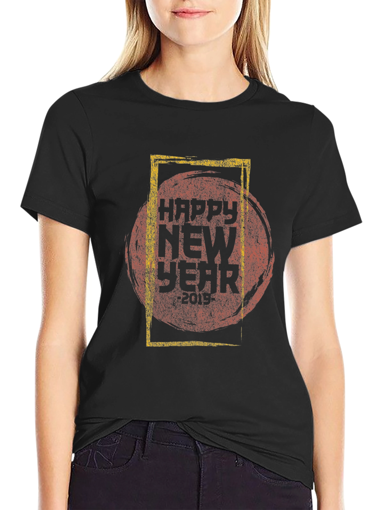 Happy New Year Graphic Tee - Stylish Celebration Shirt