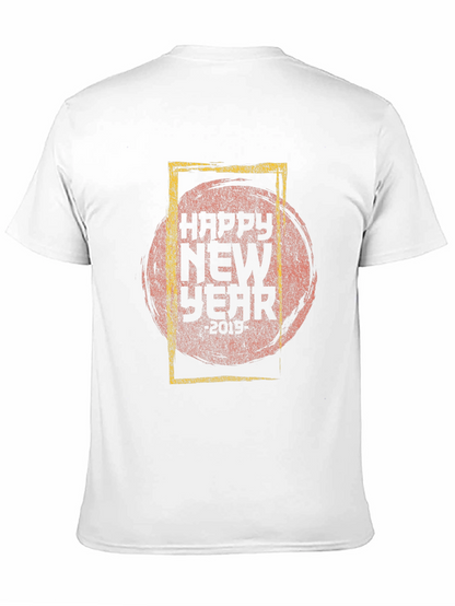 Happy New Year Graphic Tee - Stylish Celebration Shirt