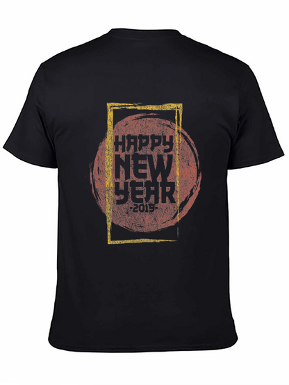 Happy New Year Graphic Tee - Stylish Celebration Shirt