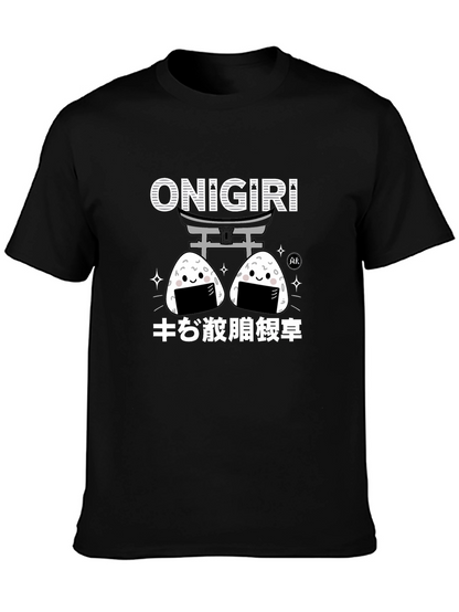 Onigiri Graphic Tee - Cute Japanese Rice Ball T-Shirt