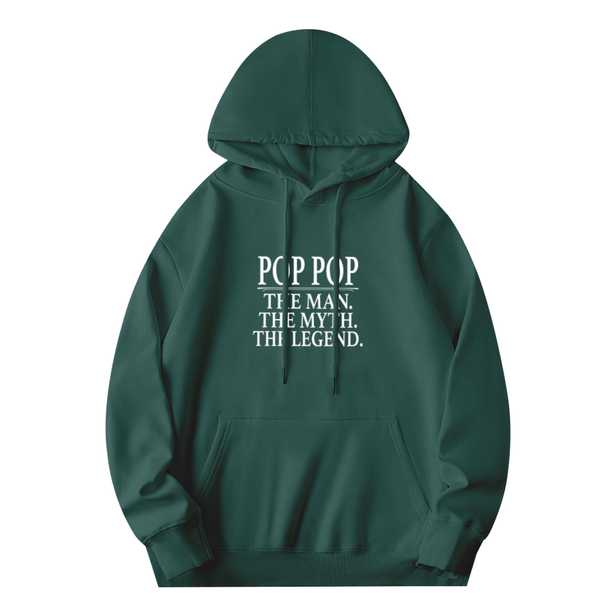 Trendy Hooded Sweatshirt - Pop Pop Legend