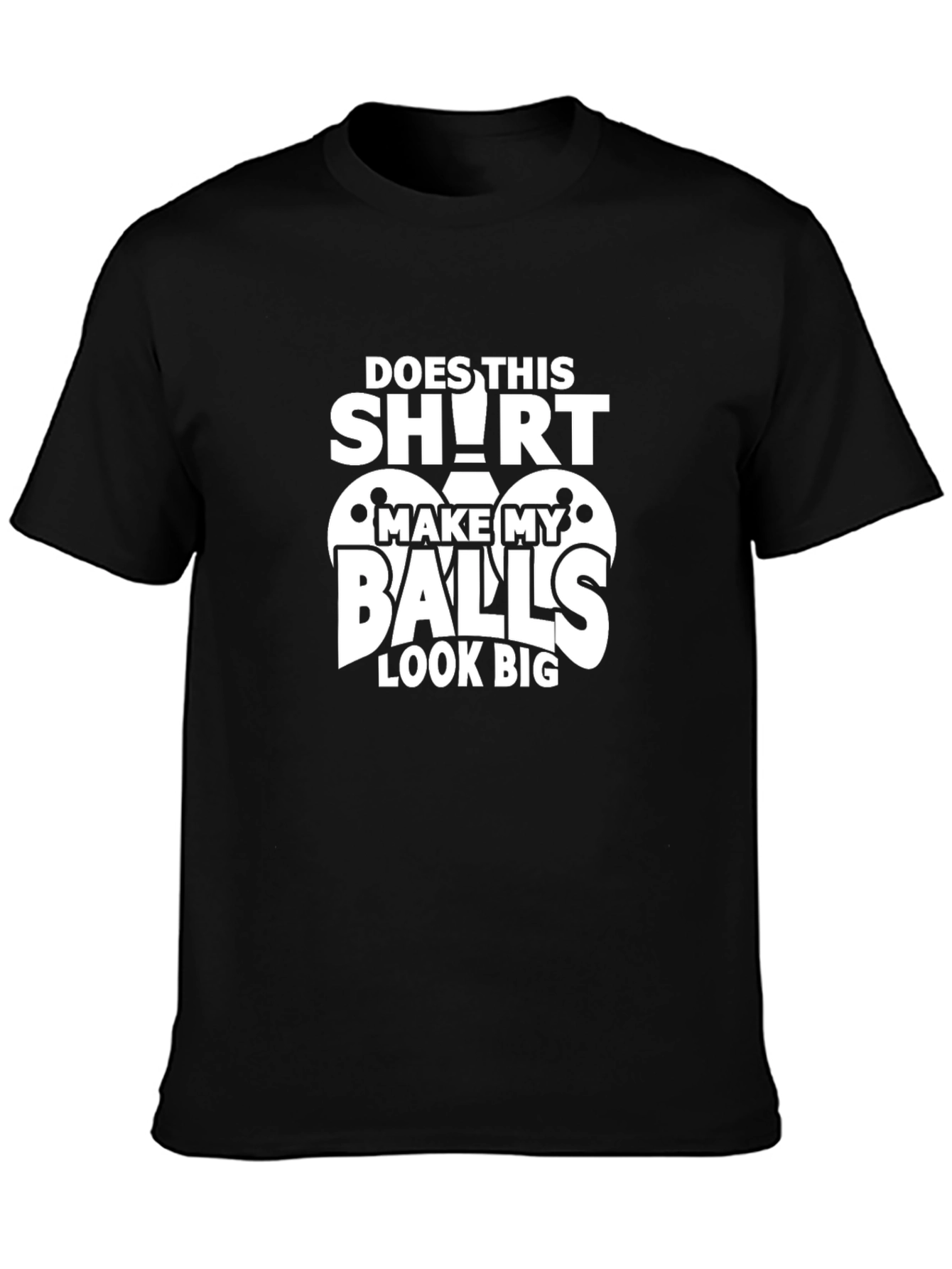 Funny Balls Graphic Tee - Black T-Shirt