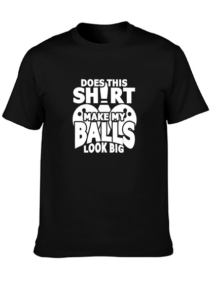 Funny Balls Graphic Tee - Black T-Shirt