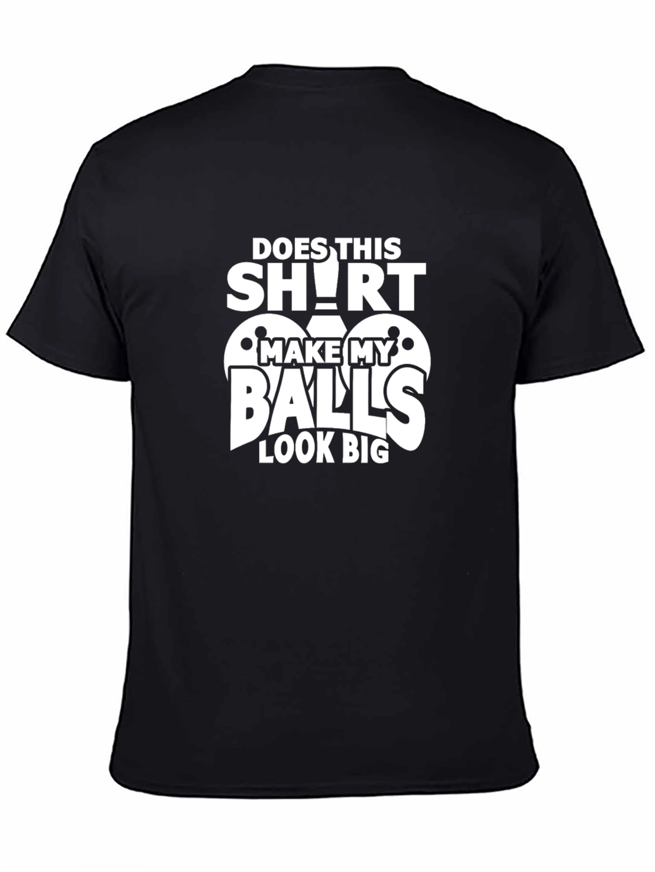 Funny Balls Graphic Tee - Black T-Shirt